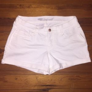 Old Navy Boyfriend White Shorts
